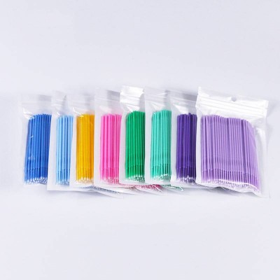 Cheap Eyelash Brush Mascara Wands Applicator Pink Blue Green Tweezers Glue Tape Form Cleanser Patches Wholesale